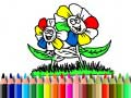 Spel Tillbaka till skolan: Färgläggning av blommor på nätet