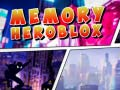 Spel Minne Heroblox på nätet