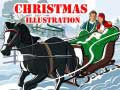 Spel Julillustration på nätet