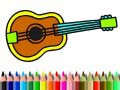 Spel Tillbaka till skolan: Målarbok för musikinstrument på nätet