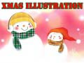 Spel Julsillustration på nätet