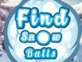 Spel Hitta Snöbollar på nätet