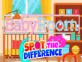 Spel Hitta skillnaderna i babyrummet på nätet