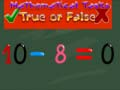 Spel Matematikuppgifter sant eller falskt på nätet