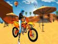 Spel Motocross Strandspel: Cykel Stunt Racing på nätet