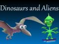 Spel Dinosaurier och utomjordingar på nätet
