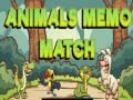 Spel Djurens Memo Match på nätet
