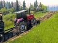 Spel Reell kedja traktor dragande tågsimulator på nätet