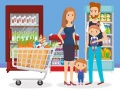 Spel Lycklig Shopping Pussel på nätet