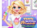 Spel Prinsessans Årliga Säsonger Hashtag Utmaning på nätet