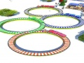 Spel Lågpoly Tågtävling på nätet