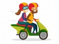 Spel Motorcyklar Hitta Skillnaderna på nätet