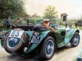 Spel Målning Vintage Bilar Pussel på nätet
