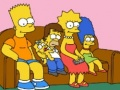 Spel Simpsons pussel på nätet