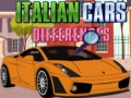 Spel Skillnader i italienska bilar på nätet