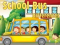 Spel Skillnader i skolbussen på nätet