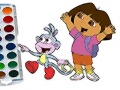 Spel Söt Flicka Målarbok på nätet