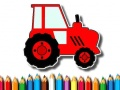 Spel Enkel Barnfärgläggning - Traktor på nätet