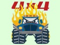 Spel Monster Trucks Målarböcker på nätet