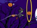 Spel Flygande häxa Halloween på nätet