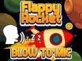 Spel Flappy Raket Med Blås på nätet