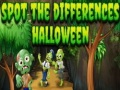 Spel Hitta skillnaderna Halloween på nätet
