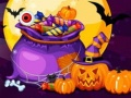 Spel Häxhusets Halloween-pussel på nätet