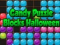 Spel Halloween Godis Pusselblock på nätet