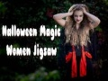Spel Halloween Magiska Kvinnor Pussel på nätet