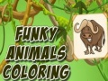 Spel Funky Djur Målarbok på nätet