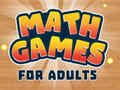 Spel Matematikspel för vuxna på nätet