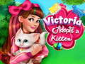 Spel Victoria adopterar en kattunge på nätet