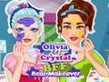 Spel Crystal och Olivia: Verklig Makeover för Bästa Vänner på nätet