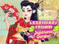 Spel Legendarisk mode av japansk geisha på nätet
