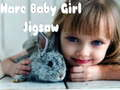 Spel Hare Baby Flicka Pussel på nätet