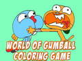 Spel Värld av Gumball Målningsspel på nätet