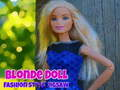 Spel Blond docka mode stil pussel på nätet