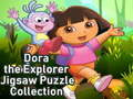 Spel Samling av pussel med Dora Utforskaren på nätet