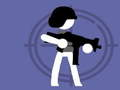 Spel Stickman Sniper Hjälte på nätet