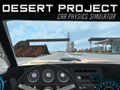 Spel Ökenprojekt Bil Fysik Simulator på nätet