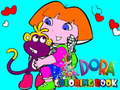 Spel Målarbok: Tillbaka till skolan med Dora på nätet