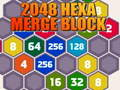 Spel 2048 Hexa Sammanfoga Block på nätet