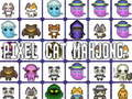 Spel Katt Pixel Mahjong på nätet
