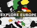 Spel Quiz om läget för europeiska länder på nätet