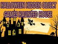 Spel Halloween Dold Objekt Spel Spökhus på nätet