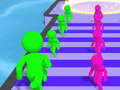 Spel Färgglad Löpning med Stickmen på nätet