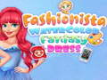 Spel Fashionista Akvarell Fantasi Klänning på nätet