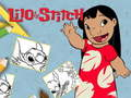 Spel Målarbok Lilo och Stitch på nätet