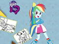 Spel Färgbok Equestria Girls på nätet