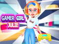 Spel Gamer Tjej Julie på nätet